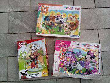 Set Puzzle 3pz - 44 Gatti - Disney - Bing