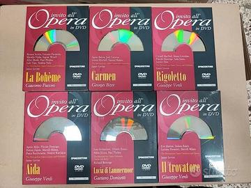 6 Cofanetti Invito all'Opera in DVD De Agostini