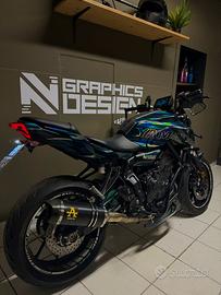 Scarico completo Arrow Thunder per Yamaha MT-07.