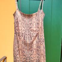 Abito pitonato elasticizzato 