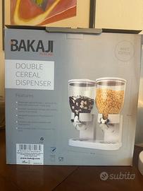 Dispenser  doppio cereali Bakaji WhiteEdition