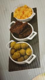 Aperitivo Fackelmann in porcellana con vassoio