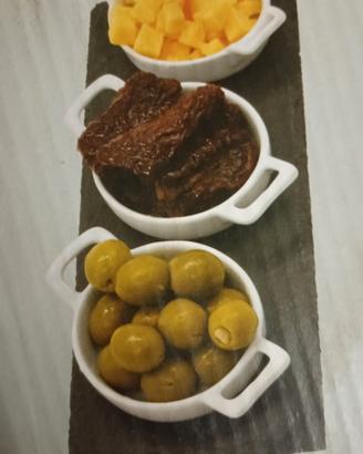 Aperitivo Fackelmann in porcellana con vassoio