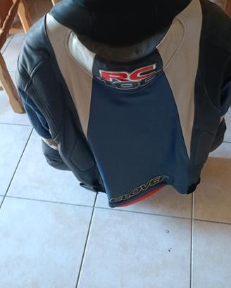 giubbotto moto in pelle 