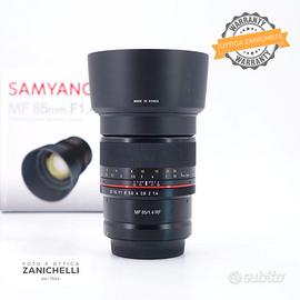 Samyang MF 85 f/1.4 (Canon RF) Usato (G464)