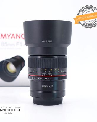 Samyang MF 85 f/1.4 (Canon RF) Usato (G464)
