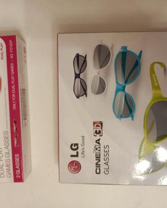 6 Occhiali 3D LG originali 