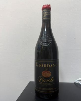 Barolo Giordano DOCG 1985 – Da collezione