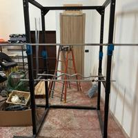 Rack per sollevamento pesi regolabile