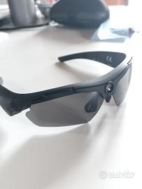 Occhiali da sole con videocamera