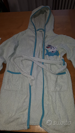 Accappatoio puro cotone tg 3/6anni