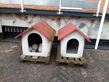 2 cucce per cane in cemento