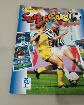Album figurine panini Supercalcio 1995 con 95 figu