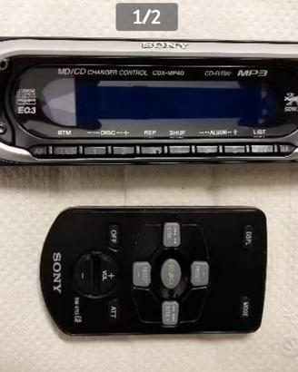 Autoradio Sony CDX - MP40 Xplod 50Wx4