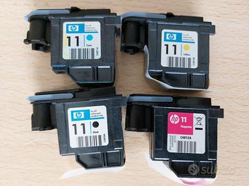 SET 4 TESTINE USATE X PLOTTER HP DESIGNJET