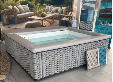 Minipiscina LAGHETTO NINFEA mt 2.33x2.33x h.75cm