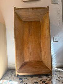 Antica Maidda siciliana in legno-Madia da impasto