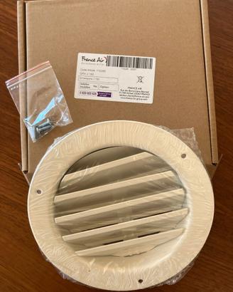 Griglia di aerazione circolare in alluminio 160 mm