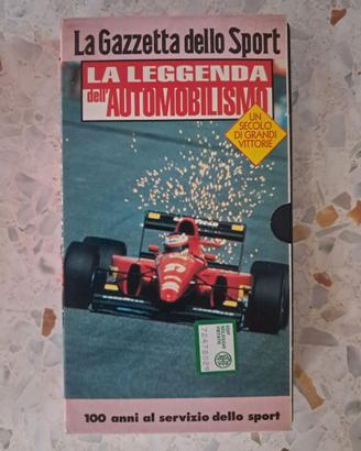 VHS film LA LEGGENDA DELL'AUTOMOBILISMO La gazzett