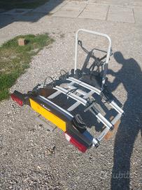 porta bici ebike gancio traino 