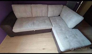 Divano letto con penisola