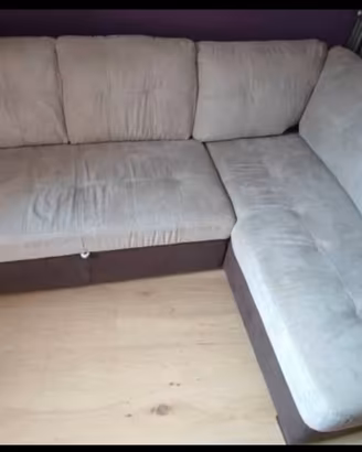 Divano letto con penisola