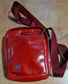Borsa tracolla pelle Piquadro bordeaux