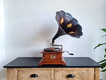 DISP. CONSEGNA 🎶 Grammofono stile antico, vintage