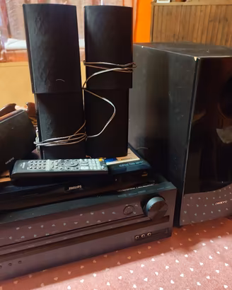 home theatre più lettore Philips Blue ray