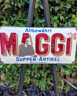 Insegna Tabella Smaltata Maggi