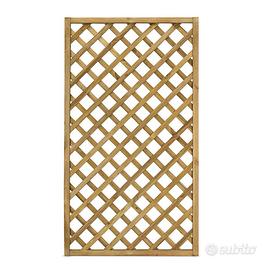 Grigliato in legno a Maglia Diagonale Gaia 90x180