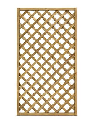 Grigliato in legno a Maglia Diagonale Gaia 90x180