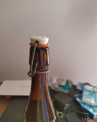 VECCHIA  BOTTIGLIA DI BIRRA ICHNUSA DEI 1951