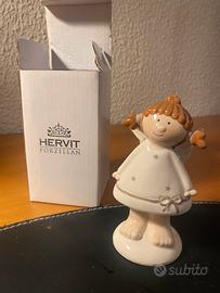 Angelo bimba porcellana Hervit. Altezza 11,5 cm.