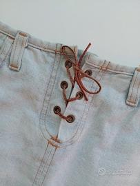 Minigonna y2k vintage Onyx a vita bassa tg S