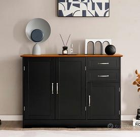 Credenza elegante nera 