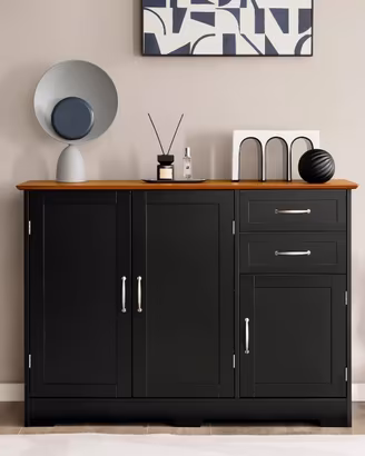 Credenza elegante nera 