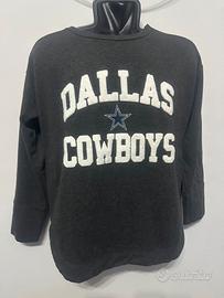 Dallas cowboys felpa donna  S grigio oversize