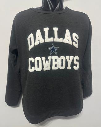 Dallas cowboys felpa donna  S grigio oversize