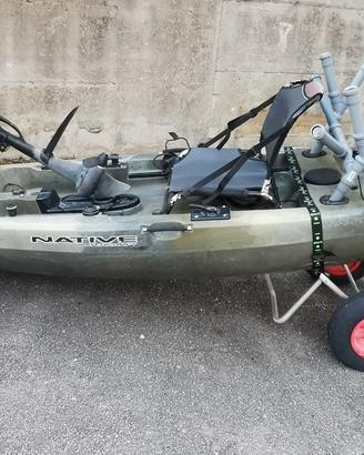 Kayak da pesca a pedali Native Manta Ray 12 Propel