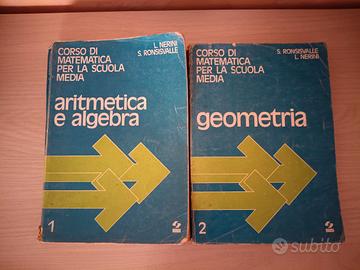 Coppia di libri "Aritmetica e algebra & Geometria"