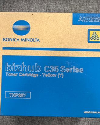 Toner giallo konica minolta TNP22Y