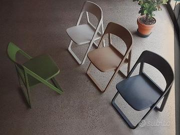 Sedie pieghevoli design polipropilene sconti 30%