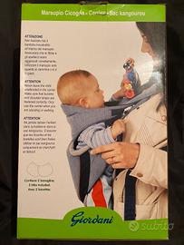 Marsupio GIORDANI CICOGNA bimbo/bimba 1-8 mesi