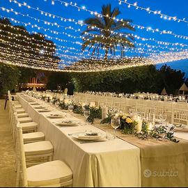 Cielo stellato luminarie matrimonio negozi eventi
