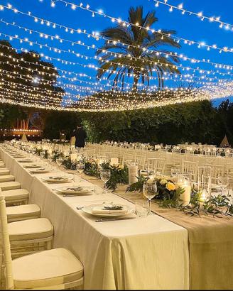 Cielo stellato luminarie matrimonio negozi eventi