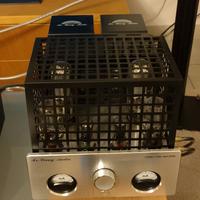 Coppia di amplificatori a valvole 845B e KT 66 gec
