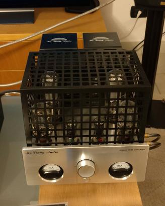 Coppia di amplificatori a valvole 845B e KT 66 gec