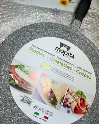 Mopita piastra cuoci pancake crepes piadine 32 cm