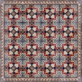 Cementine antiche, tappeti in cementine decorate